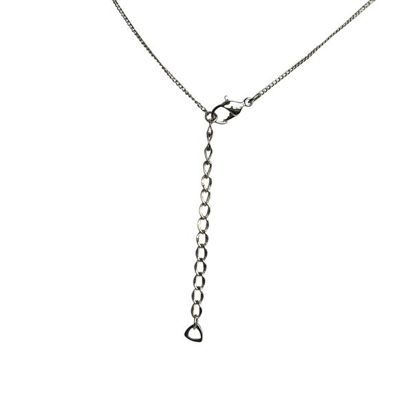 Interesting Geometric Coppertone Gunmetal Stainless Necklace w/extender - Picture 2 of 4